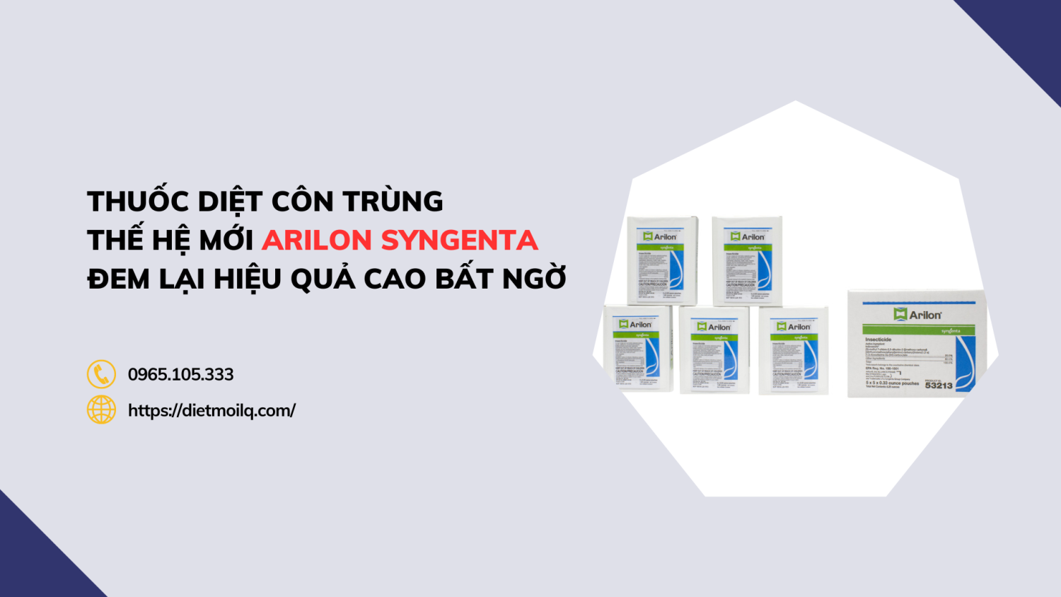 Thuốc diệt côn trùng thế hệ mới Arilon Syngenta