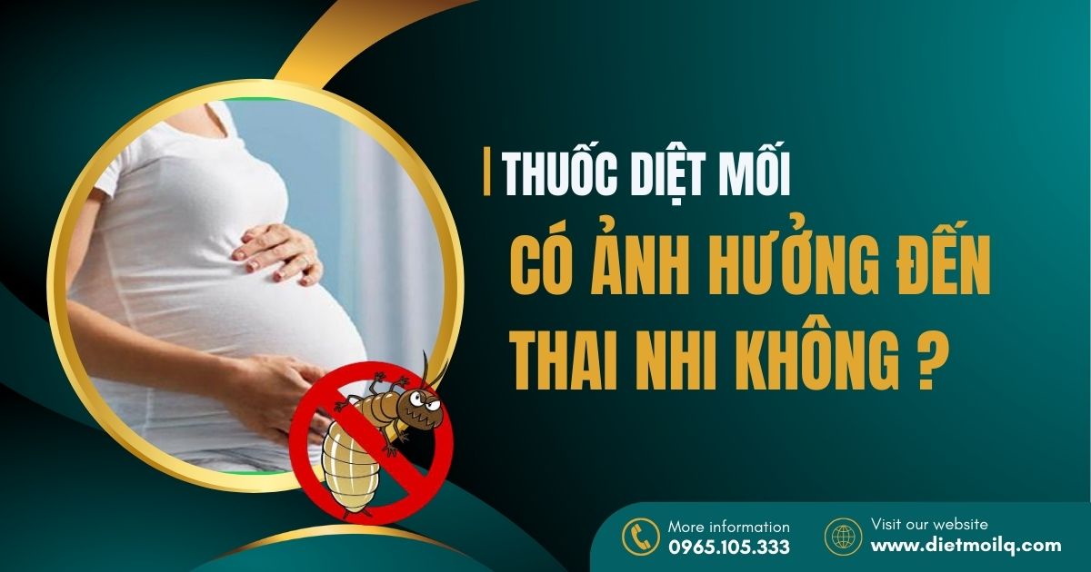 Thuốc diệt mối có ảnh hưởng đến thai nhi không?