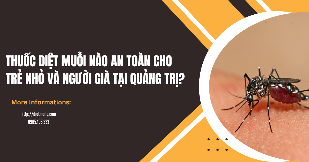Thuốc diệt muỗi nào an toàn cho trẻ nhỏ và người già tại Quảng Trị?