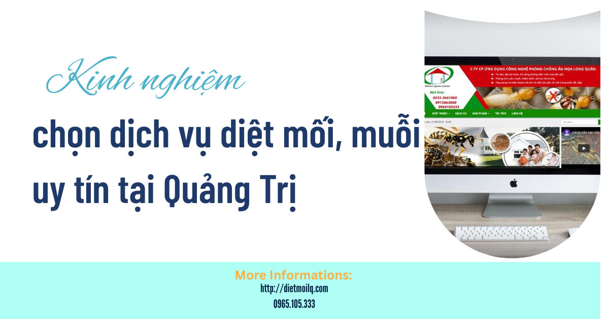 Kinh nghiệm chọn dịch vụ diệt mối, muỗi uy tín tại Quảng Trị