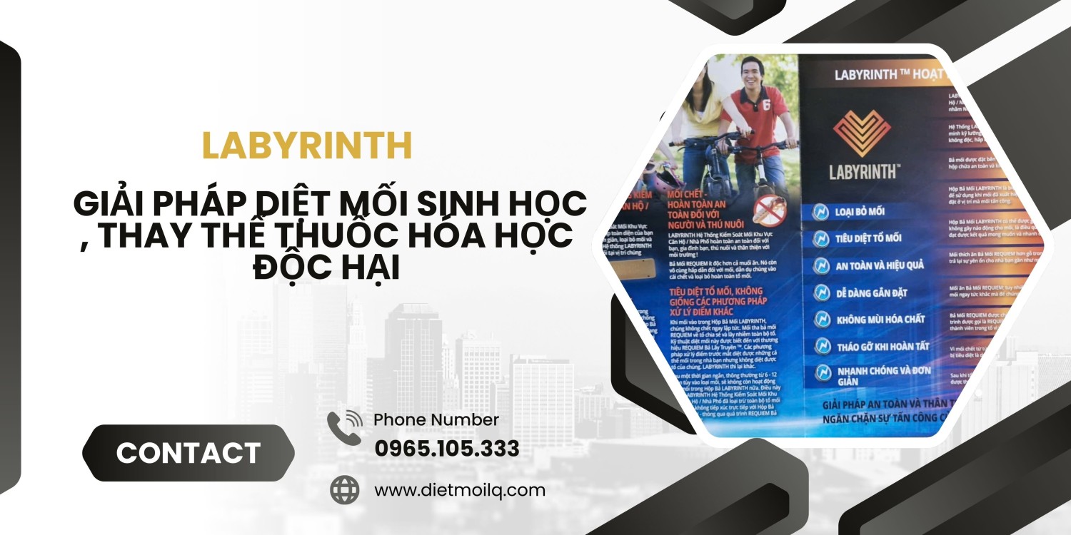 Labyrinth – Giải pháp diệt mối sinh học, thay thế thuốc hóa học độc hại