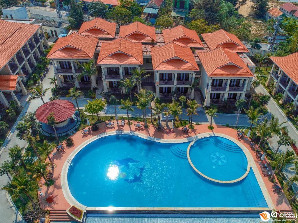 Manli Resort Quang Binh view ho boi